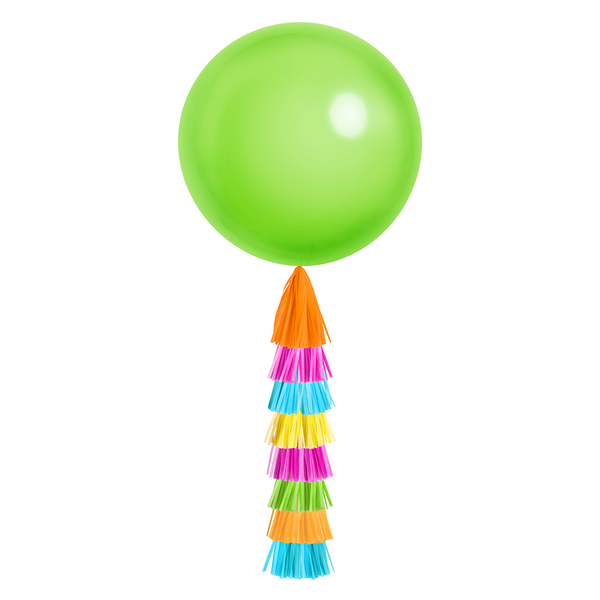 Primary Coloured Balloon Tails