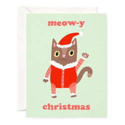 Card - Christmas - Meowy Christmas Cat