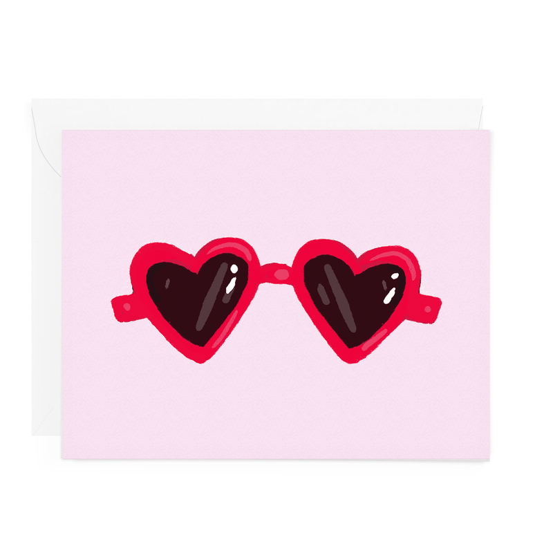 Card - Love - Heart Sunglasses