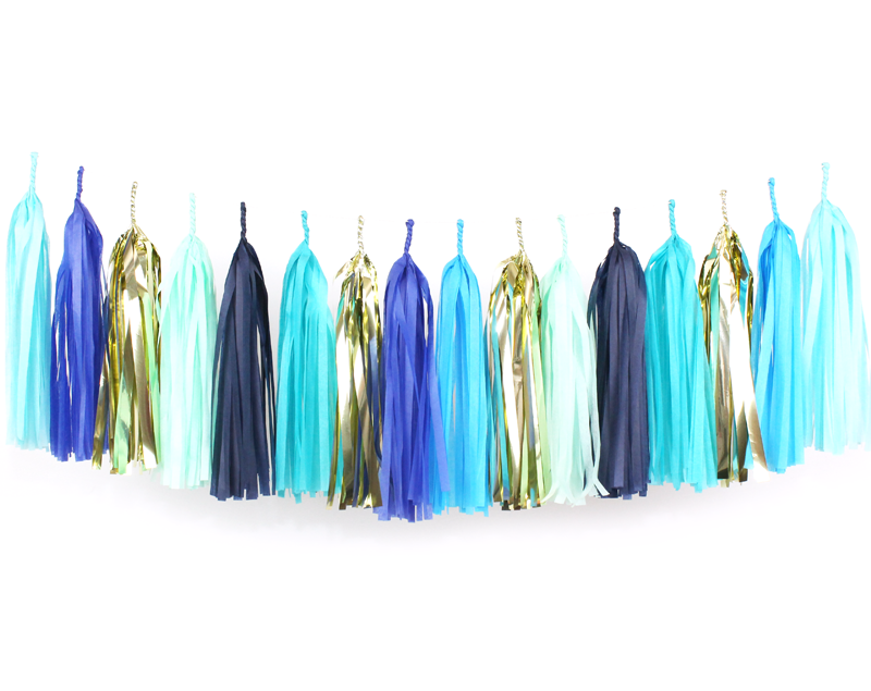 Tassel Garland Kit - Blue Party