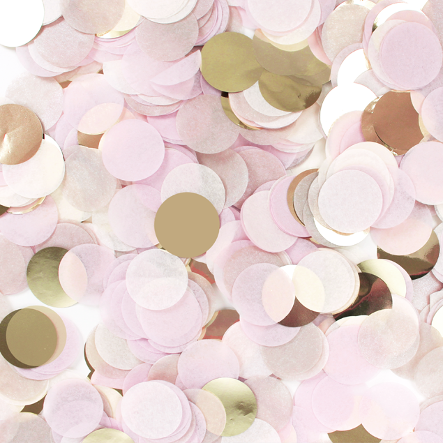 Confetti - Blush & Gold