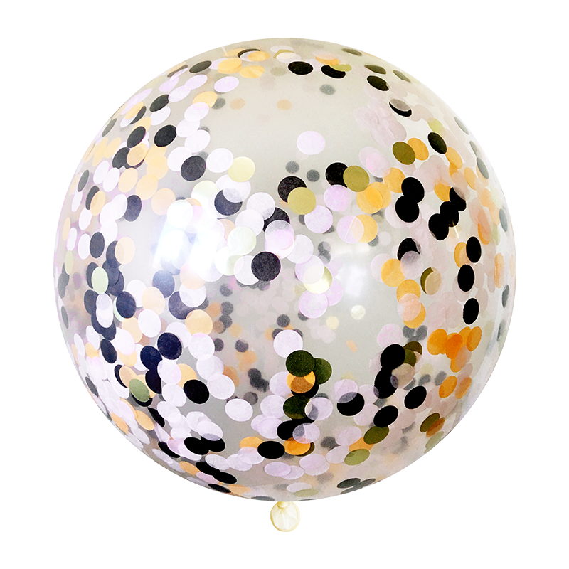 Jumbo Confetti Balloon - Halloween