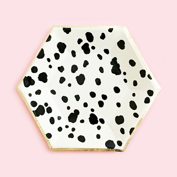 Dalmatian Print Paper Plates - Paperboy