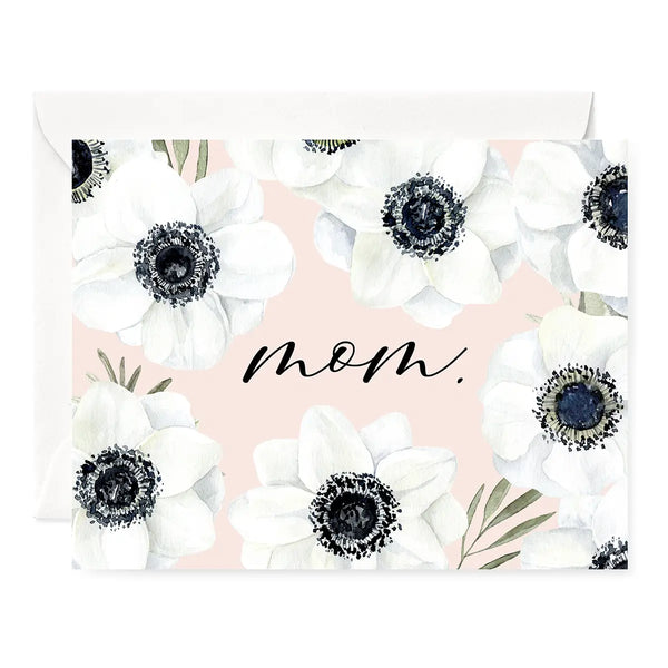 Card - Mother's Day - Flowers on Blush Pink