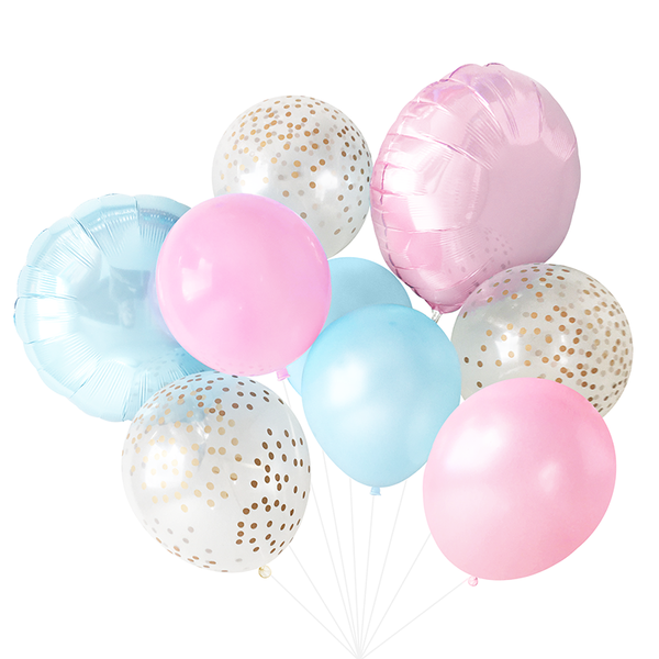 Balloon Bouquet - Cotton Candy (Baby Shower)