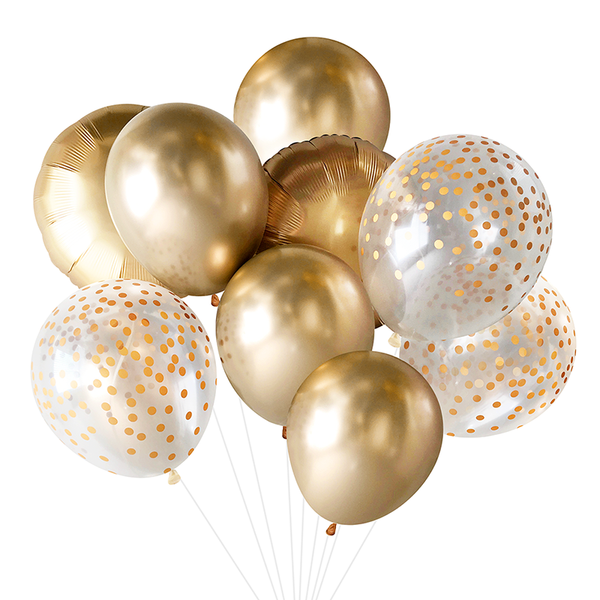 Balloon Bouquet - Gold