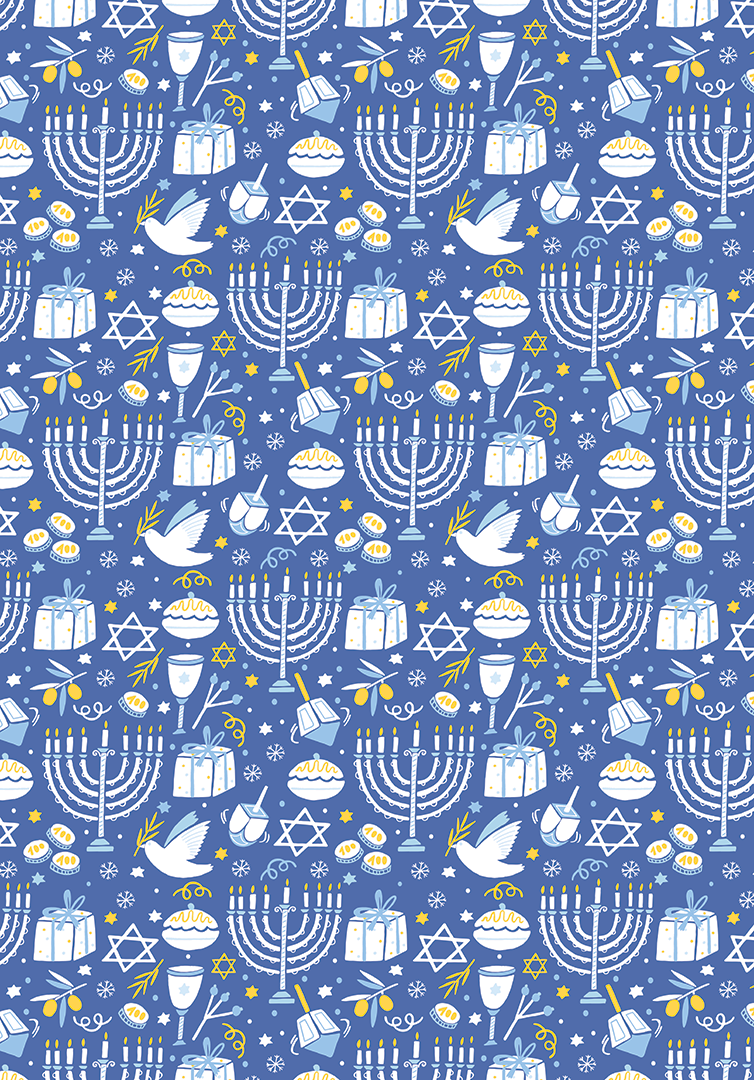 Shop Chanukah Wrapping Paper