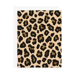 Card - Print - Leopard