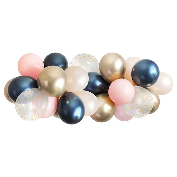 Balloon Garland - Navy & Pink