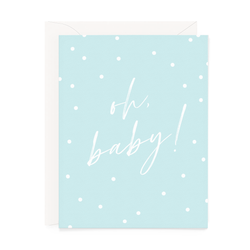 Card - Baby - Oh Baby! Blue