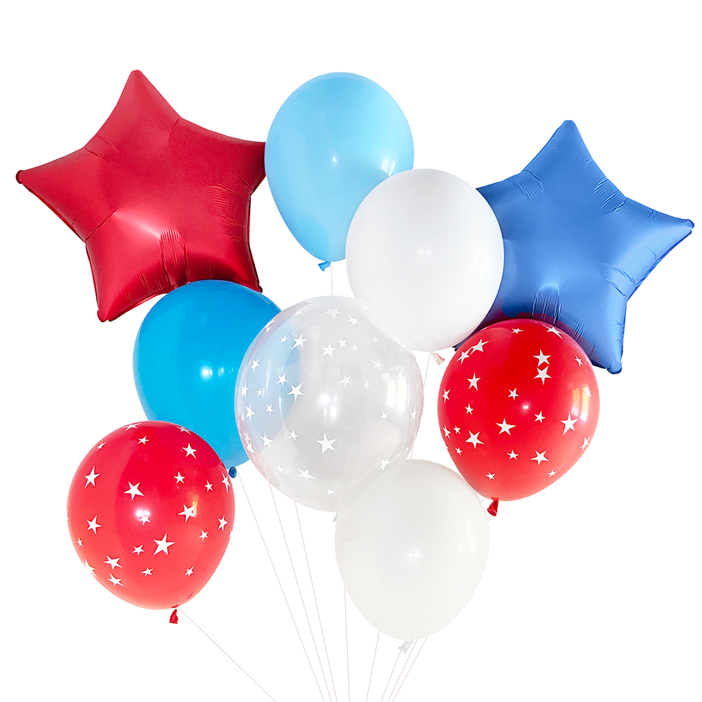 Balloon Bouquet - Red, White & Blue (4th of July) – Paperboy