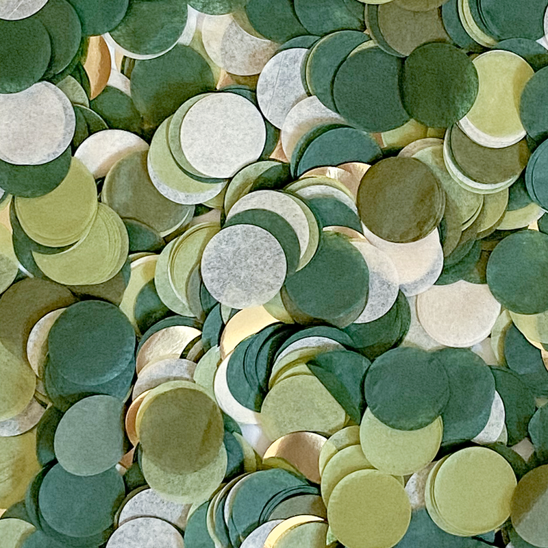 Confetti - Emerald & Gold