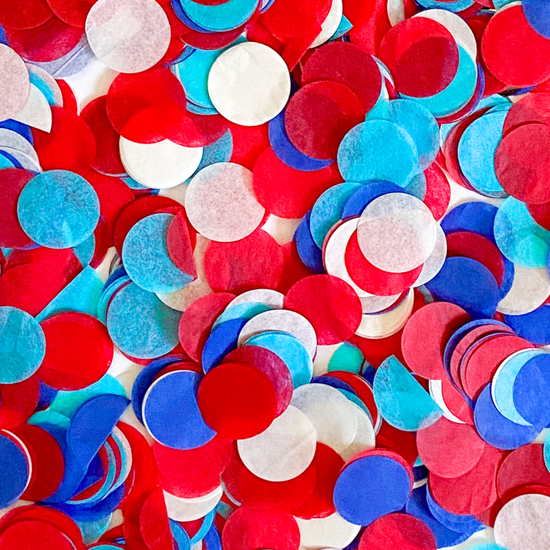 Confetti - Red, White & Blue – Paperboy