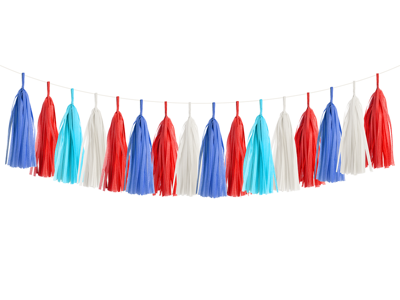 Red tassel deals garland