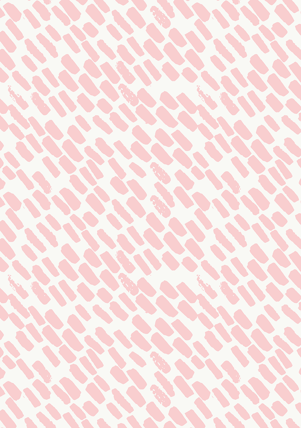 Wrapping Paper - Pink Brush Strokes - 3 Sheets