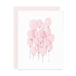 Card - Baby - Pink Balloons