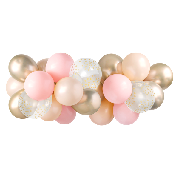 Balloon Garland - Pink & Gold