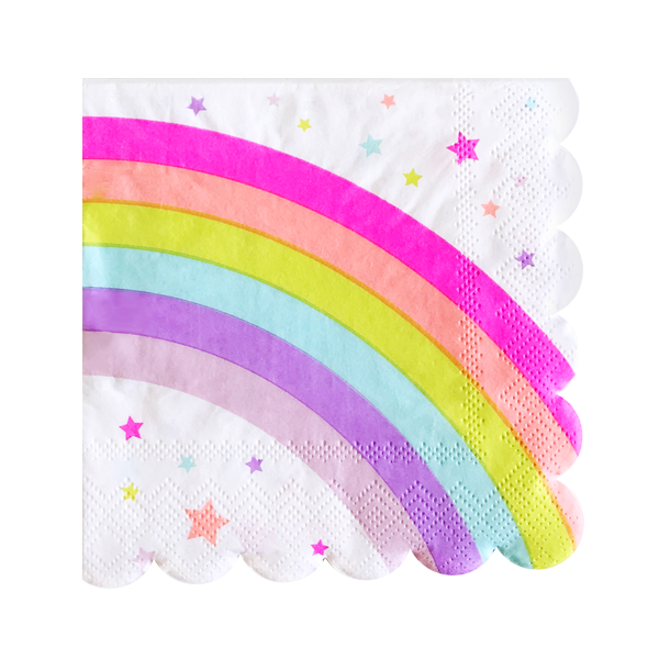 Paper Napkins - Cocktail - Rainbow