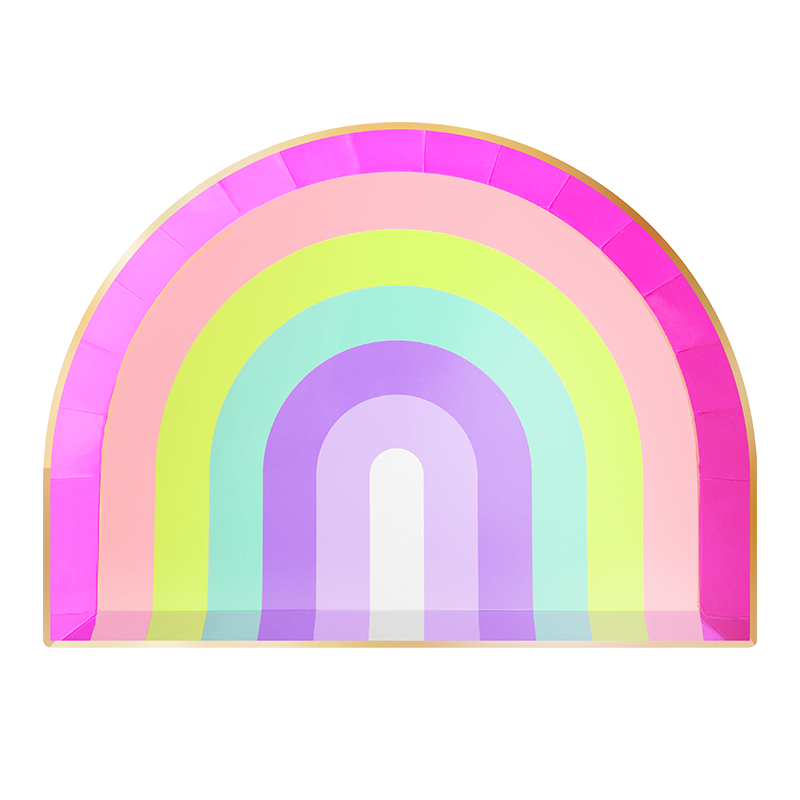Paper Plates - Large - Rainbow