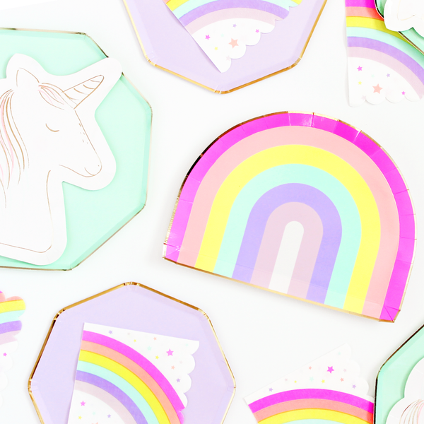 Paper Plates - Large - Rainbow