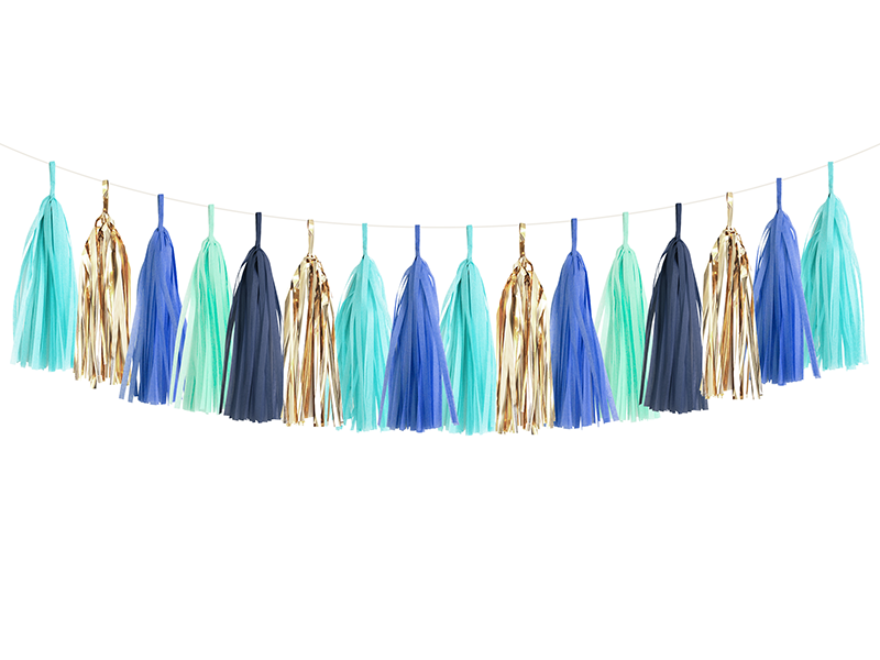 Tassel Garland Kit - Blue Party