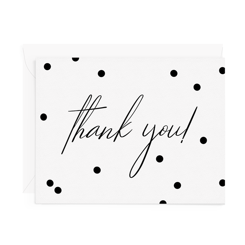 Card - Thank You - Confetti
