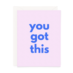 Card - Encouragement - You Got This